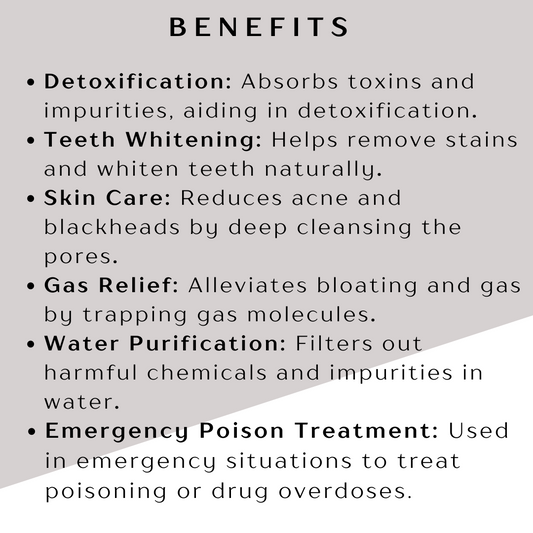 Activated Charcoal Powder – Detoxifying & Whitening Natural Cleanser